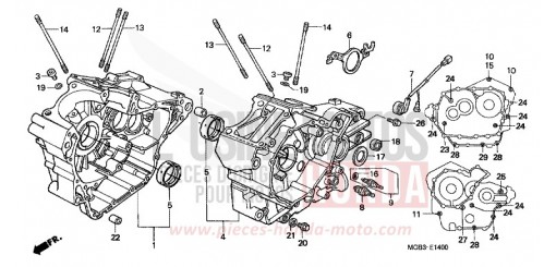 CARTER MOTEUR XL650V1 de 2001